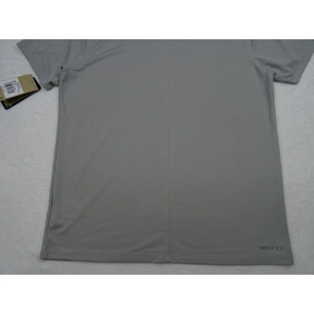 Nike Washington State Cougars Mens Polo Size Large Gray‎ Dri-Fit On Field Coach